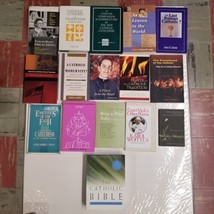 Catholic Christian Religious Book Lot of 16, Vintage &amp; Modern, All Diffe... - £33.45 GBP