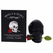 Men&#39;s Cologne Fragrance Spray by Ed Hardy, Skulls and Roses, Eau De Toilette, 2. - £34.98 GBP