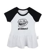 Problem Trollface Troll Face Slogan Internet Meme Baby Dresses Infant Cl... - £9.23 GBP