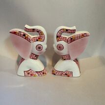 Vintage Relco Creation Japan Ceramic Elephant Salt Pepper Shakers Hand P... - $23.82 CAD