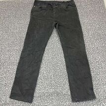 Footprint Manufacture Pull On Jeans Men 36x30 Black Straight Denim Pants... - $527.87 MXN