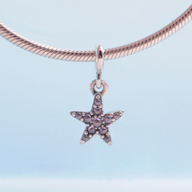 Me Collection Sterling Silver MY Pink Starfish MICRO Mini Dangle Charm  - £6.23 GBP