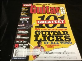 Guitar One Magazine September 2004 101 Greatest Guitar Licks of All Time! - $13.00