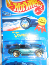 1991 Hot Wheels Green Viper RT/10 Mint Car On Sealed Card #210 - $3.00