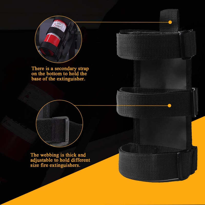 Moveland Roll Bar Fire Extinguisher Holder for 2.5-3 LB Extinguisher, Compatible Item image 2
