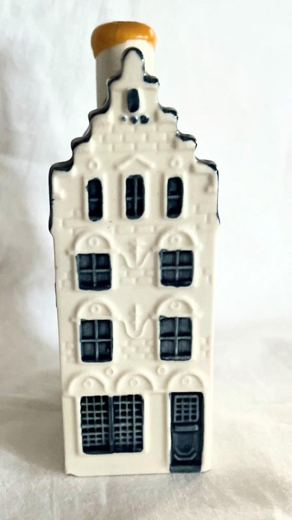 KLM Airlines Amsterdam Ceramic Canal House Bols &amp; Blue Delft Holland # 3... - $25.74
