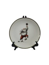 Fitz And Floyd Christmas Holiday Variations Santa Claus Ornament Plate 1981 - $9.90