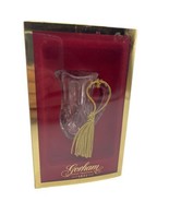 Gorham A Holiday Tradition Since 1831 Miniature Crystal Pitcher Germany ... - £10.99 GBP