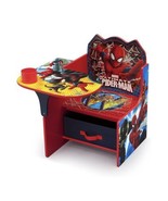 Marvel Ultimate Spider-Man Kids Desk Chair With Storage Bin (a) D16 - £355.66 GBP