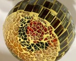 Decorative Cut Glass Mossaic Ball Crystal Bronze 4” 033-30 - $7.02
