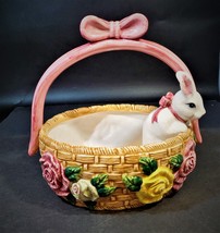 Desco International Ceramic Easter Bunny Basket, Measures: 8 1/4&quot; T, 8 1... - £31.10 GBP