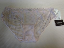 New Sexy Paramour Brittany Hipster Brief Panty 735843 Pink &amp; Black Size Large - £11.59 GBP