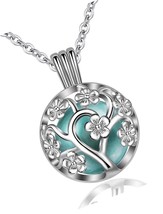 Harmony Bola Locket Necklace Pregnancy, Flower of The - $73.41