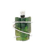 Green Tourmaline Pendant Necklace by Stones Desire - $322.05