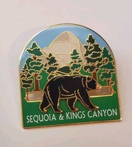 Sequoia &amp; Kings Canyon National Park Movable Bear Collectible Lapel Hat Pin - £15.42 GBP