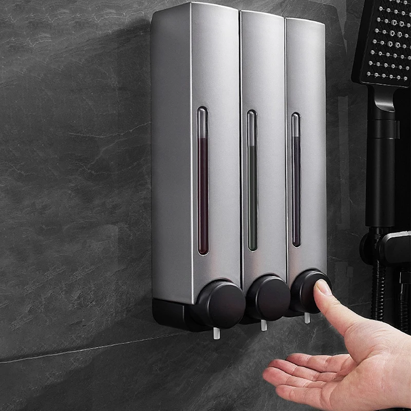 420Ml Soap Dispenser Wall Mounted Shower Shampoo Liquid Dispenser Hand Sanitizer - £61.99 GBP