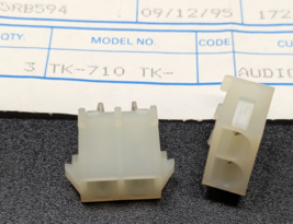 Lot of 2 NEW OEM Kenwood TK-710 810 Replacement Power Connector Jack E08... - $253.13 MXN