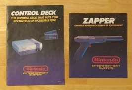 Nintendo Entertainment System NES Instruction Manuals for Console and Zapper Gun - £15.76 GBP
