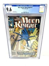 Marc Spector Moon Knight #4 Newsstand CGC 9.6 1st app MIDNIGHT Marvel Comic - £74.73 GBP