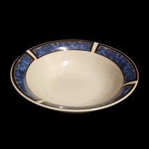 Vintage Gibson Designs Royal Duches Blue 4 Cereal Bowls 6 5/8”D Blue Marbled - £30.97 GBP