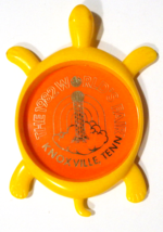 1982 Worlds Fair Knoxville Tennessee Animal Reptile Plastic Turtle Coaster - $14.80