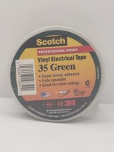 Scotch 35 Green Vinyl Electrical Tape  3/4 IN x 66 FT - £8.71 GBP