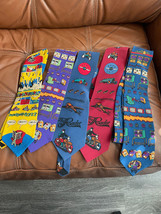 New Lot Of Five ( 5 ) Rooster Collectibles Silk Necktie Neckties Neck Tie Roader - $19.75