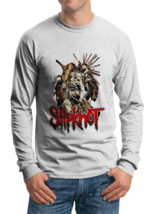 Slipknot High-Quality White Cotton Sweatshirt for Men - £24.77 GBP