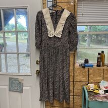 Vintage Act 1 I NY Prairie Cottage Core Midi Dress Size 9/10 (See Measur... - $20.79