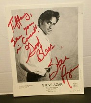 Vintage Steve Azar Signed Autographed 8X10 B&amp;W Press Photo Country Music... - $14.85