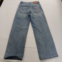 Levi's Ribcage Straight Women's Blue Cotton Blend Button Fly Jeans Size (26×26) image 14