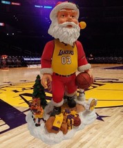 Forever Collectibles Hoop Santa Claus Los Angeles Lakers Limited Edition Bobbleh - £29.40 GBP