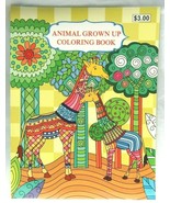 Grown Up Adult Coloring Book Animals Birds Fish Owl Bear Dolphin etc... ... - £2.35 GBP