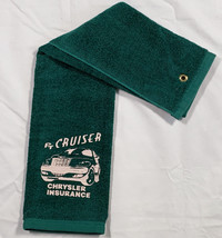 PT Cruiser Chrysler Insurance Terry Golf Towel Green - $28.66