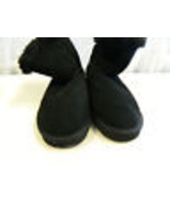 Style &amp; Co New Womens Tiny Black Leather Boots 6 M Shoes - $88.11