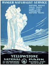 Decoration 18x24 Poster.Interior design.Room art.Yellowstone Geiser Park.7280 - £21.99 GBP