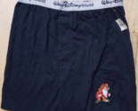 Disney World Grumpy Men&#39;s Boxer Shorts Licensed Black Bottoms Large New ... - $19.79