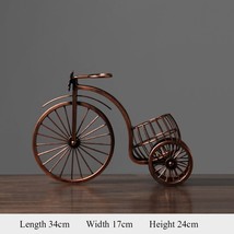 Retro Style Bicycle Creative Wine Rack Practical Home Sculpture Desktop Small Or - £43.34 GBP