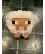 Pre Owned Minecraft 6&quot; Small Sheep Plush (NO TAG) *Nice Condition* ff1 - $9.99