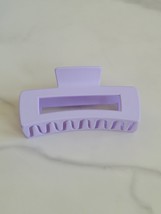 Large Rectangle Claw Clip Hair Accessory Purple - £9.32 GBP