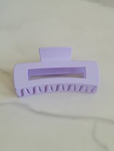 Large Rectangle Claw Clip Hair Accessory Purple - $16.26 CAD
