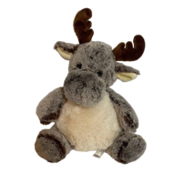 RARE Aurora World 11&quot; Moose Frosted Brown Plush Soft Stuffed Animal Toy 2018 - £11.47 GBP