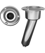 MATE SERIES STAINLESS STEEL 15° ROD &amp; CUP HOLDER - DRAIN - ROUND TOP - £86.52 GBP