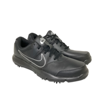 Nike Men&#39;s Low-Cut Durasport 4 Golf Spikes 844550-001 Black/Silver Size 8M - $56.99