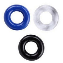Performance Silicone Cock Rings 3 Pack Adjustable - Male Sexual Enhancer - £11.11 GBP