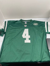 NFL Brett Farve New York Jets Green Football Jersey #4 On Field Size 2XL - $49.45