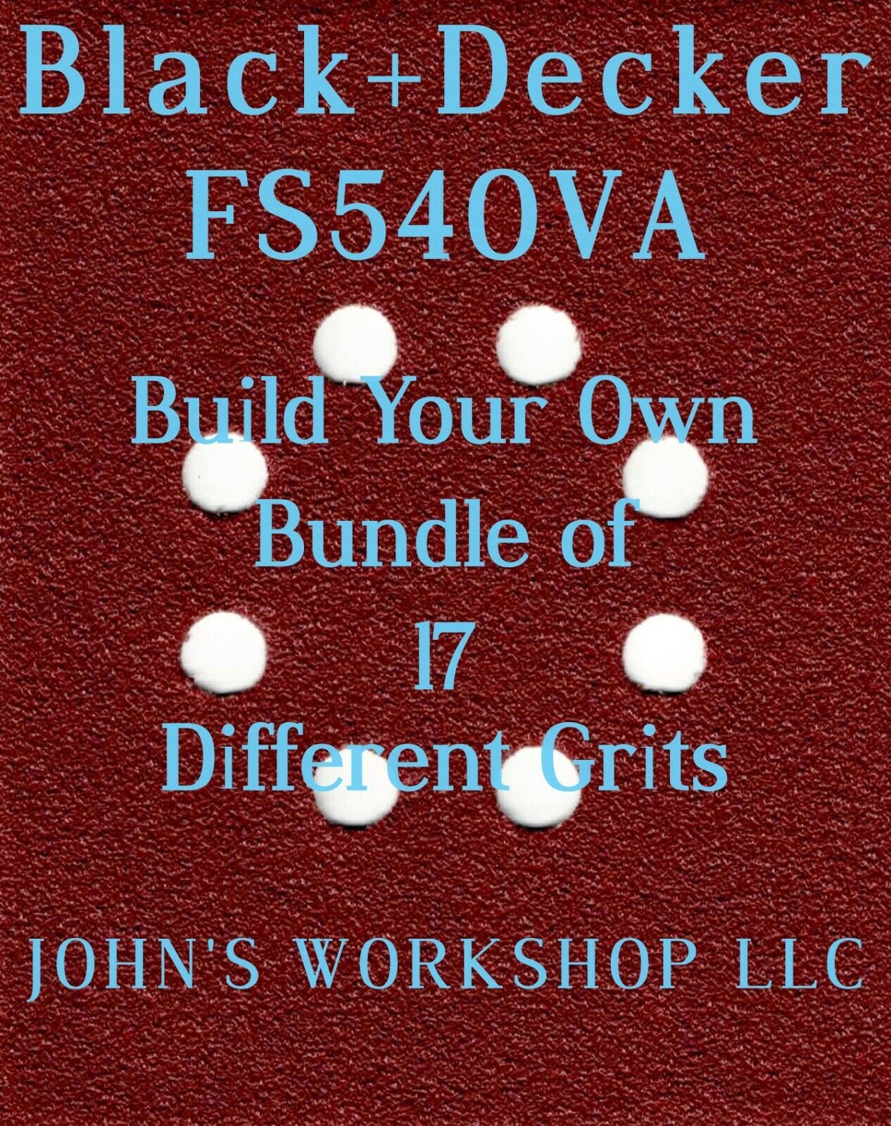 Build Your Own Bundle Black+Decker FS540VA 1/4 Sheet No-Slip Sandpaper 1... - $0.99