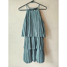 MASCOMODA Summer Dresses for Women Mini Dress Ruffle Tiered MEDIUM - £11.78 GBP