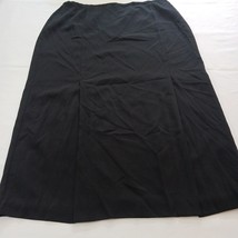 Norton McNaughton Zipper Women&#39;s Black Skirt Size 18 Measured Waist 37 - €9,48 EUR