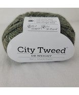 Green Alpaca Yarn City Tweed Picks Toad 50g 123 Yd DK Light Worsted Wt NEW - $9.95